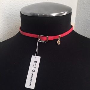 BCBGeneration NECKLACE COLLAR CHOKER VEGAN LEATHER